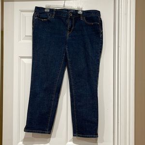 Loft modern crop jeans size 12